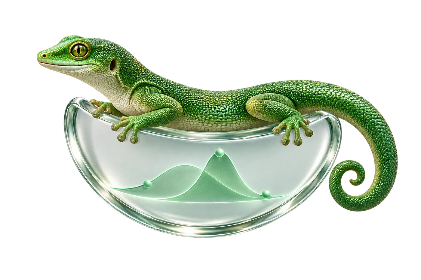 Lizard conceptual product illustration
